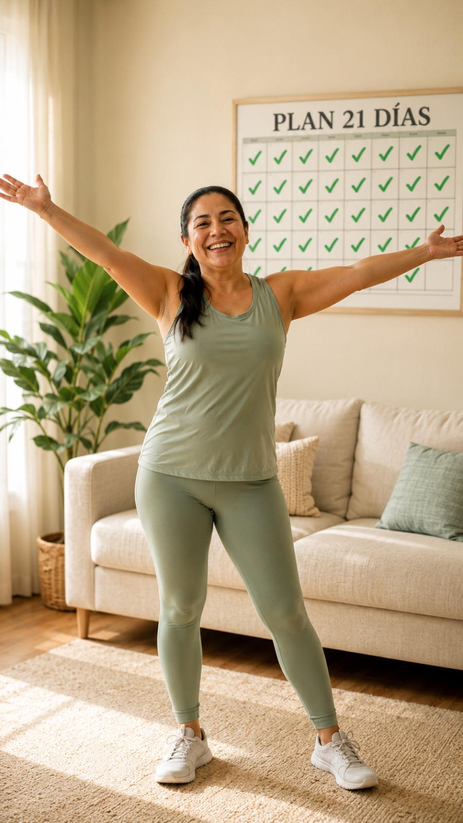 Mujer disfrutando su plan de 21 días Vitalia